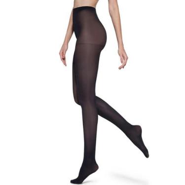 Imagem de Meia-Calça Opaca Loba Lupo 05830-001 Fio 40, P, Vinho