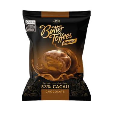 Imagem de Bala Butter Toffees Intense Arcor Sabor Chocolate Recheio Chocolate 53