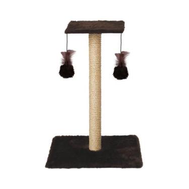 Imagem de Arranhador Para Gatos Poste com Brinquedo Gato Gigante Duplo Exclusivo