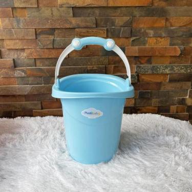 Imagem de Balde 11 Litros infantil de Lavar Roupa ou Ofuro banho Bebe Livre de B
