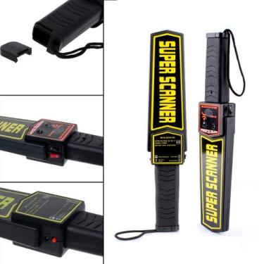Imagem de Detector Metais Ouro Segurança Festa Manual - BELLATOR
