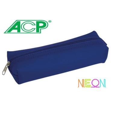 Imagem de Estojo Escolar Teen Emborrachado Azul Royal Novidade ACP