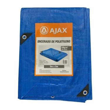 Imagem de Lona de Polietileno Ajax 150 micras 5x5m Azul