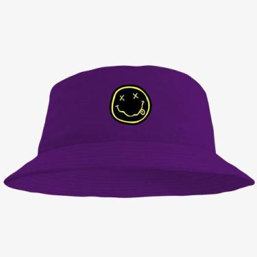 Imagem de Boné Chapéu Bucket Hat Estampado Emoji - MP Moda Masculina, Único, Rox