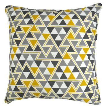Imagem de Almofada Wendy 50x50cm Triângulo Amarelo - FASTLAR