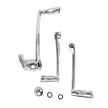 Imagem de HCmotorku Kit de pedais de alavanca de câmbio de freio para motocicleta, adequado para Harley Touring Road King Road Glide Street Glide Electra Glide Trike 2008-2013 Chrome