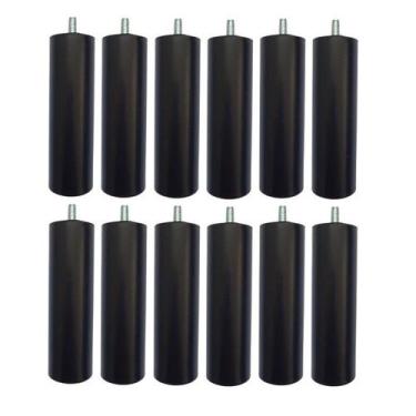 Imagem de Kit 12 Pés Cama Box Solteiro Ou Bipartida Tubo 13 Cm - Zoe & Charis De