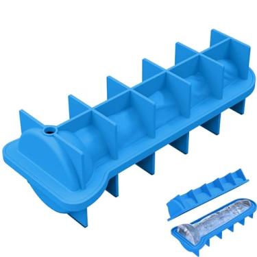 Imagem de Molde de cubo de gelo de brincadeira para adultos, modelo de cubo de gelo engraçado personalizado de silicone para copo Stanley, ferramenta de molde de blocos de gelo DIY para uísque, coquetéis, café,