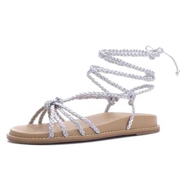 Imagem de Sandalia Amarração Bruna Lia Line Plataforma 2231.71383