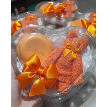 Imagem de Kit Coração Para Lembrancinha - Natura, Amarelo, 250g