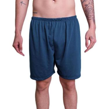 Imagem de Cueca Samba Canção Malha Short Masculino - Bella Fiore Modas, Marinho,
