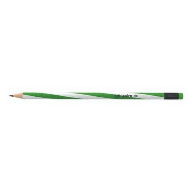 Imagem de Lápis Preto HB Spiro com Borracha Colorido - CIS, Verde