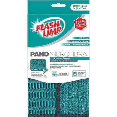 Imagem de Pano Microfibra multiuso para Banheiro, FLP6711, Flash Limp