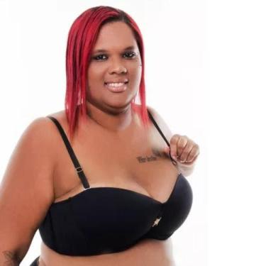Imagem de Sutiã Plus Size LIso Lingerie Reforçada - Ramazzoni, Preto, 54