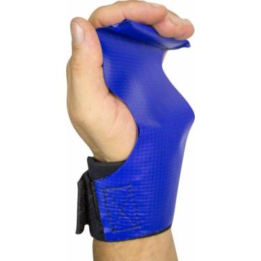 Imagem de Hand Grip Azul Luva Proteção Barra Academia, M