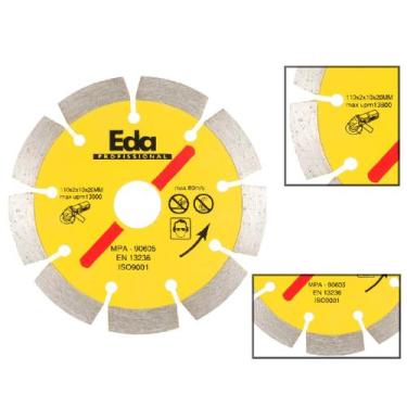 Imagem de Disco Diamantado De Corte 110mm Segmentado Seco 110mm - EDA