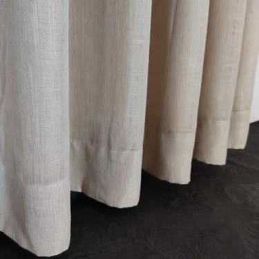 Imagem de Cortina Voil Linho Com Forro Blackout 80% Sala Quarto 4,00x2,60 Luxo -