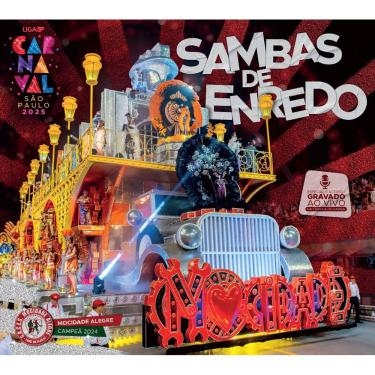 Imagem de Cd Sambas Enredo Carnaval SP 2025 (Cd Triplo  Digipack)