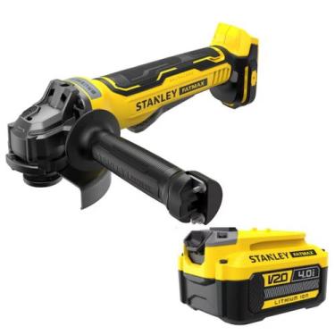 Imagem de Esmerilhadeira Ang Com 1 Bateria Brushless 4-1/2 5 Stanley