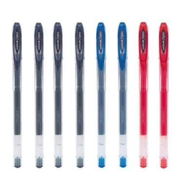 Imagem de Kit 08 Caneta Gel Uni Ball 0.7mm Signo Neo Ponta Fina Escolha a Cor: -
