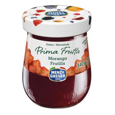 Imagem de Geleia menz e gasser prima frutta de morango 340g