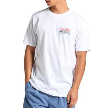 Imagem de Camiseta Volcom Sunset Delight Branca, M, Branco