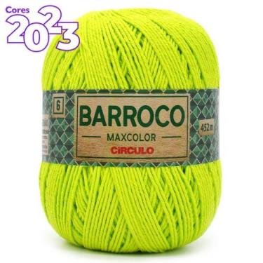 Imagem de Barbante Barroco MaxColor nº 6 400g - 5583 Verde Limão - CÍRCULO
