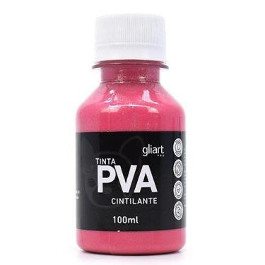 Imagem de Tinta PVA Cintilante 100ml - Gliart, 058 - PINK