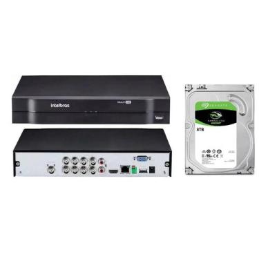 Imagem de Dvr gravador INTELBRAS 8 canais Full hd + hd 3TB
