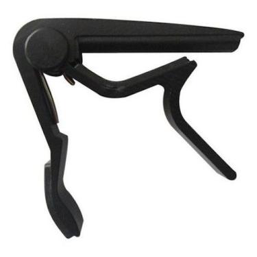 Imagem de Bracadeira capo smart violão guitarra jx32 gatilho preto