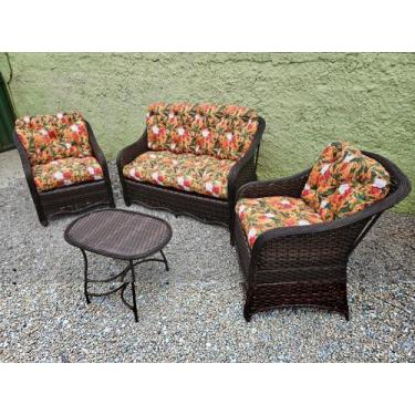 Imagem de Conjunto sofá e Poltronas Area Externa Varanda na Poromoção Cor unica 