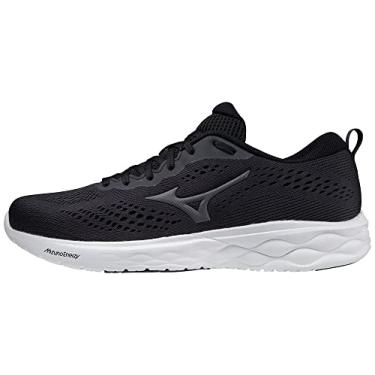 Imagem de Mizuno Tênis de treinamento masculino Wave Revolt 2, Preto/branco, 37