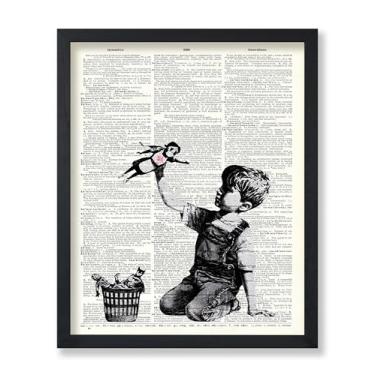 Imagem de Poster Master Pôster de arte de dicionário - Impressão de mudança de jogo - Pintura para arte de santos - Arte de rua - Arte de grafite - Arte de enfermeira de brinquedo - Arte de berçário - Decoração