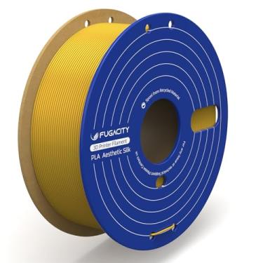 Imagem de Fugacity Filamento PLA 1,75 mm, filamento de impressora 3D carretel de 1 kg (N.W 1.0 kg), precisão dimensional +/- 0,02 mm, efeito de impressão aprimorado para a maioria das impressoras 3D FDM