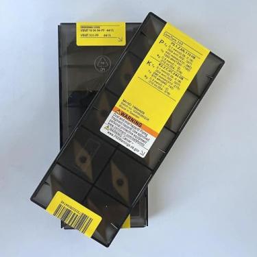 Imagem de VBMT160404-PF 4415/Lâmina de liga CNC genuína original 10 peças