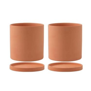 Imagem de Vasos de cerâmica para plantas, vasos de flores, vasos de plantas internas, vasos de orquídea para ambientes internos, vasos decorativos duráveis, vasos de plantas de qualidade premium para decoração