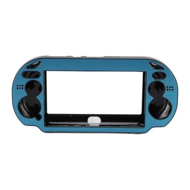Imagem de Capa Rígida para PS Vita 1000, Capa Protetora de Capa Rígida para PS Vita PSV 1000, Capa Protetora de Liga de Alumínio Rígida para Console de Jogos PSV 1000 (Azul claro)