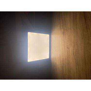 Imagem de Plafon embutir quadrado 25w alum led painel 29cm - preto