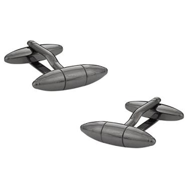 Imagem de Abotoaduras de torpedo Cuff-Daddy em tom bronze com caixa de apresentação