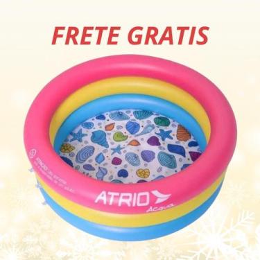Imagem de Piscina Atrio 88 Litros Infantil 76cmx25cm Conchas