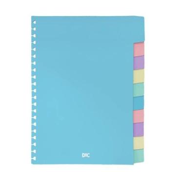 Imagem de Divisória Caderno Smart- dac, 10 Divisórias Coloridas