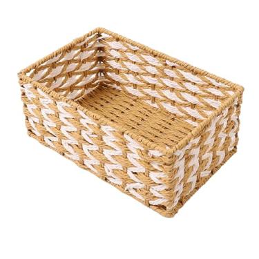 Imagem de Armazenamento Manual de Armazenamento, Cestas de 3pcs Minimalista Multiuso para Organizar As Caixas Decorativas de Prateleira de Sna srã