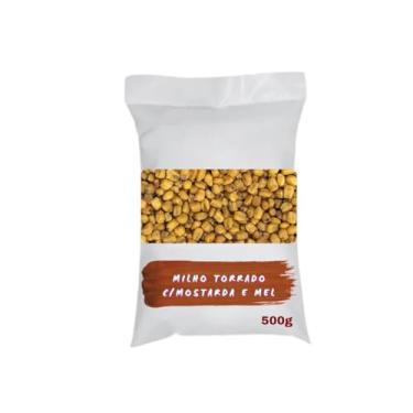 Imagem de Milho Torrado com Mostarda e Mel, Salgadinho Crocante, 500g
