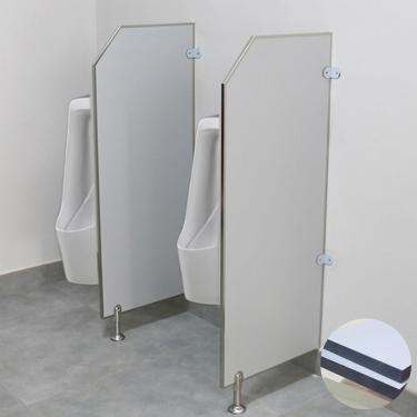 Imagem de Defletor de mictório montado no chão Placa divisória de parede à prova d'água Divisória de banheiro público divisória de banheiro público masculino mictório tela de privacidade divisória de