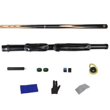 Imagem de Taco de Bilhar Premium, Construção Precisa e Madeira de Alta Qualidade para Desempenho Profissional (A Tacos de bilhar e acessórios+ barril de tacos, 10mm)