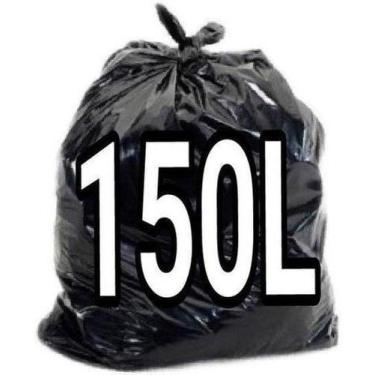 Imagem de Saco De Lixo 150 Litros Super Reforçado 100un - HIGIPACK
