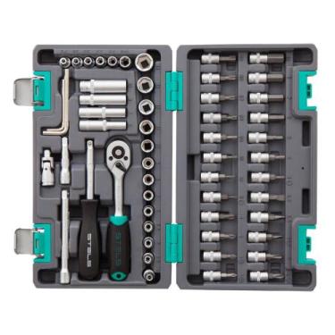 Imagem de Kit Ferramentas Stels 57 Peças 14101 com Catraca