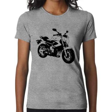 Imagem de Baby Look Moto XJ6 N Art - Foca na Moda, Cinza, GG