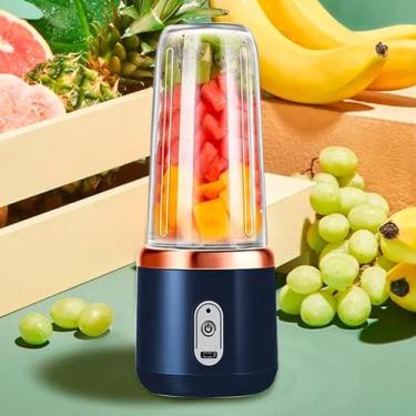 Imagem de Liquidificador Mini Portátil 400Ml Usb Misturador De Frutas - Portatil