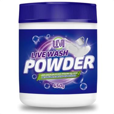 Imagem de Detergente em Pó para Maquina Lava Louças Live Wash Power 450g